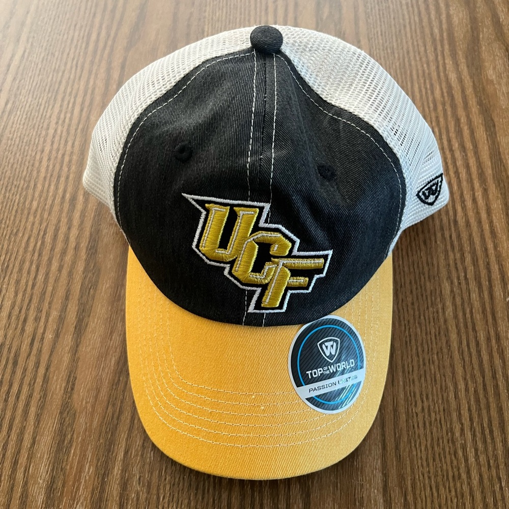 UCF Black and Gold Hat adjustable